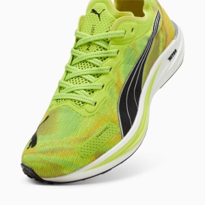 Puma - pantofi alergare pentru barbati Liberate NITRO 2 - Psychedelic Rush - verde fluo Lime Pow negru potocaliu - Img 4