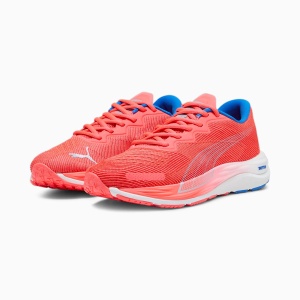 Puma - pantofi alergare pentru femei Velocity Nitro 2 - portocaliu Orhidee alb albastru Ultra - Img 6