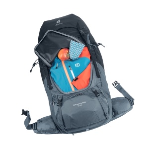 Rucsac Barbati Deuter Futura Air Trek 50+10L Black-Graphite - Img 4