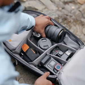 Rucsac Insta360 Explorer Backpack - negru cu gri - Img 9