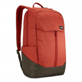 Rucsac urban cu compartiment laptop Thule LITHOS Backpack 20L, Rooibos/Forest Night - Img 1