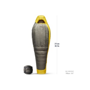 SAC DE DORMIT SPARK -18C DOWN SLEEPING BAG LONG BELUGA BLACK - Img 2