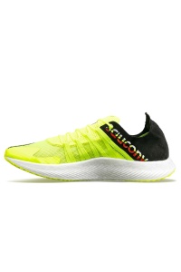 Saucony - pantofi alergare pentru barbati - Sinister - citron I black - Img 2