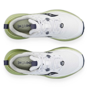 Saucony - pantofi alergare pentru femei - Blaze TR - fog | fern - Img 3