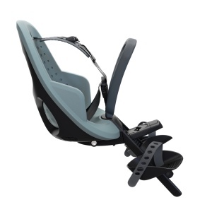 Scaun pentru copii, cu montare pe bicicleta in fata - Thule Yepp 2 Mini Front mounted, Mid Blue - Img 2