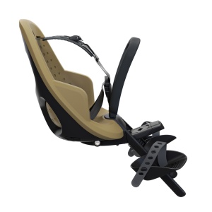 Scaun pentru copii, cu montare pe bicicleta in fata - Thule Yepp 2 Mini Front mounted, Fennel Tan - Img 3