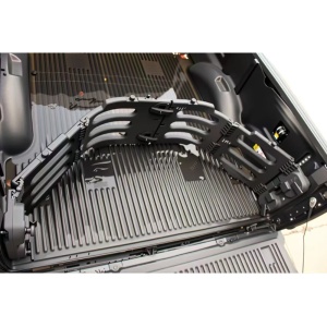 Separator Bena Pliabil ABS cu Cutie Depozitare, Grilaj Protecție Marfă, VW Amarok 2023+, EMD4X4 - Img 4