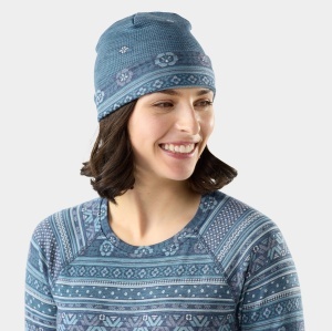 Smartwool - caciula - Thermal Merino Reversible Cuffed Beanie - Nightfall Fair Isle Fun - OS - Img 2