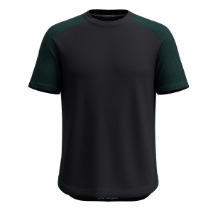 Smartwool - tricou merino - Active Mesh Short Sleeve - Verde/Negru - Img 4