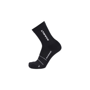 Sosete Alergare Mammut Socks Trail Running Targeted Cushion Crew Black-White