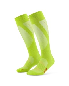 Șosete compresie înalte CEP Pro Run Ultralight - lime | alergare - Img 3