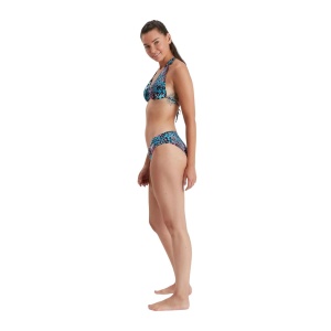 Speedo - costum inot femei 2 piese - Mix &amp; Match Triangle - Albastru I Negru - Img 5