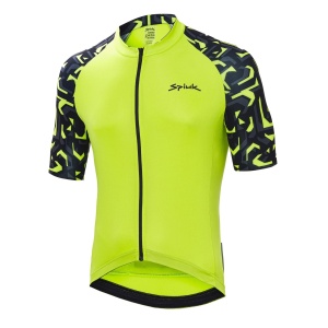 Spiuk - Tricou ciclism maneca scurta Top Ten SS jersey - verde lime negru