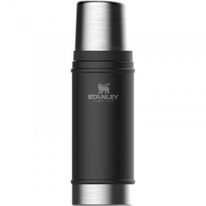Stanley - termos clasic tip sticla The Legendary Classic Bottle - negru mat piatra - 470 ml