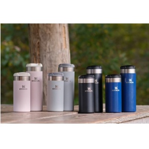 Stanley - termos mic calatorie The Aerolight Transit Mug - roz deschis cuart - 470 ml - Img 30