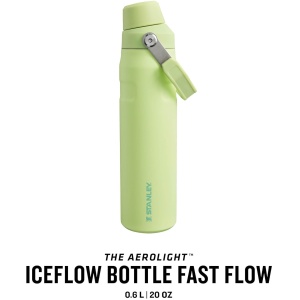 Stanley -termos tip sticla Aerolight Iceflow Fast Flow Lid bottle - verde deschis citrice - 591 ml - Img 3