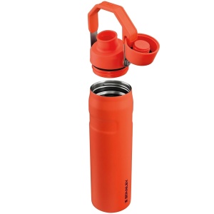Stanley -termos tip sticla Aerolight Iceflow Fast Flow Lid bottle - portocaliu crin tiger lily - 591 ml - Img 4