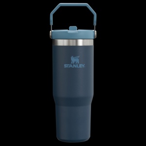 Stanley - termos tip sticla cu pai - Iceflow Flip Straw Tumbler - Bleumarin- 890 ml