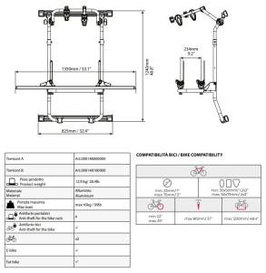 Suport biciclete autorulota Menabo Tremont Mercedes Benz Sprinter 907/910, model 2018+ - Img 9