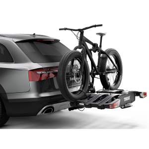 Suport biciclete Thule EasyFold XT 3 NEGRU cu prindere pe carligul de remorcare - pentru 3 biciclete - Img 6