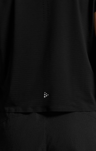 Tricou alergare Craft Hypervent Tee - negru | ventilație perforată - Img 8