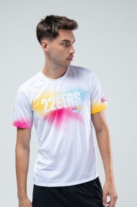 Tricou alergare Gobik Flash Hydrazero bărbați - alb multicolor
