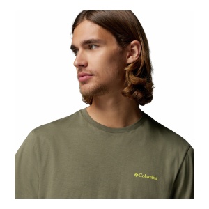 Tricou Barbati Columbia Parsons Point™ Logo T-Shirt Green - Img 4