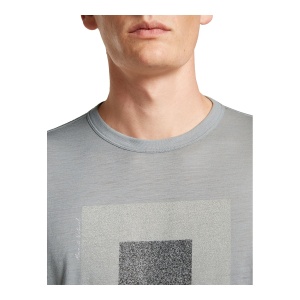 Tricou Barbati Icebreaker 150 Tech Lite Relaxed Mountain Shift Gri - Img 6