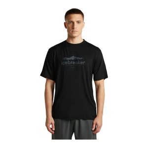 Tricou Barbati Icebreaker Merino 150 Tech Lite Relaxed Tee Heritage Black