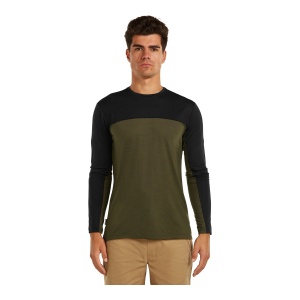 Tricou Barbati Icebreaker Merino Blend 125 Cool-Lite™ Sphere Colour Block Gri