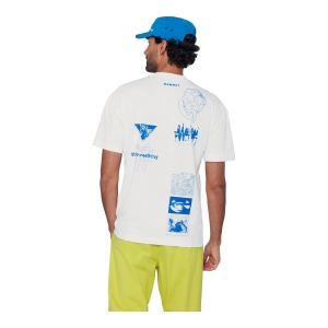 Tricou Barbati Mammut Base Relaxed Glacier Alb - Img 3