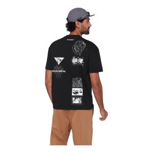 Tricou Barbati Mammut Base Relaxed Glacier Negru - Img 3