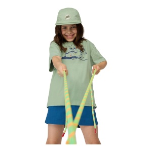 Tricou Copii Mammut Base Climbing Verde - Img 4