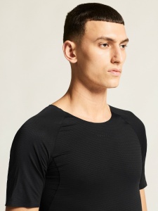 Tricou Craft Pro Dry Nanoweight SS - negru | strat de bază ultraușor - Img 5