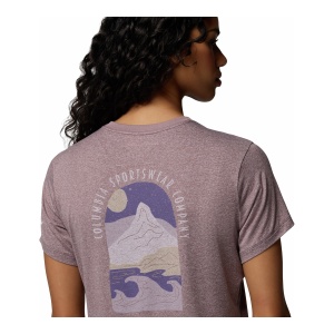 Tricou Femei Columbia Parsons Point™ Back Graphic Mov - Img 2