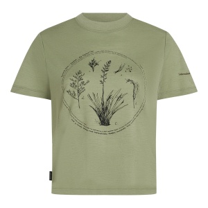 Tricou Femei Icebreaker 150 Tech Lite Crop Seed Story Oliv - Img 6