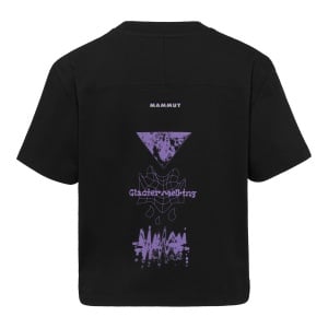 Tricou Femei Mammut Base Cropped Glacier Negru - Img 6