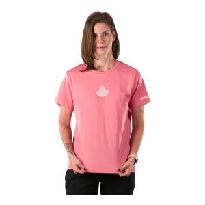 Tricou Femei Northfinder Outdoor Loose Fit Organic Cotton Halma Coral - Img 4