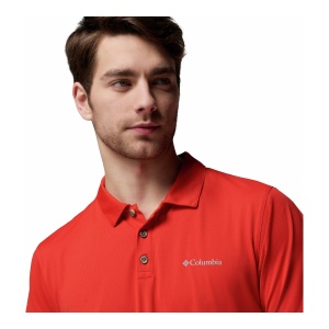 Tricou Polo Barbati Columbia Tech Trail™ Utility Polo Red - Img 4