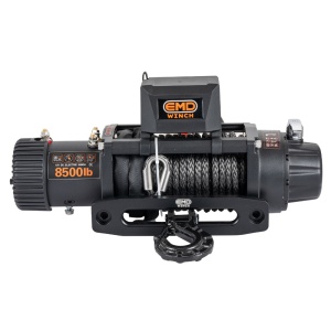 Troliu electric auto EMD Winch 8500lbs (3856kg), 12V, cablu sintetic, 24m, raport 150:1 - Img 2