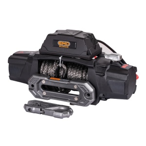 Troliu electric auto EMD Winch Plus 13500lbs (6123kg), 12V, cablu sintetic, 25m, raport 265:1 - Img 2