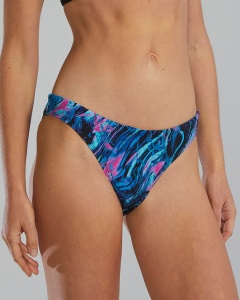 TYR - costum inot dama tip bikini - slip - Durafast Elite Classic Bikini Bottom Marmaris - Blue | Pink - L - Img 4