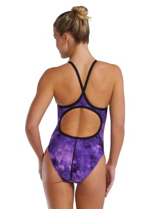 TYR - costum inot intreg pentru femei - Durafast Lite Diamondfit Miasma Swimsuit - Blue - 26 (XS) - Img 14