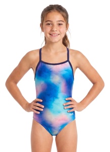 TYR - costum inot intreg pentru fete - Durafast Elite Addy Diamondfit Frazil Swimsuit - Turquoise | Multi - L
