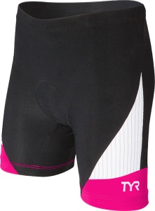 TYR Tri Short Femei Carbon 6" negru-roz