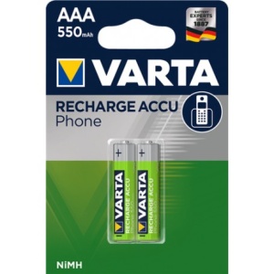 Varta - set acumulatori AAA Recharge Accu Phone 550 mAh - 4 buc - Img 2