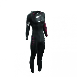 Z3R0D - costum neopren barbati Flex wetsuit - black red - Img 2