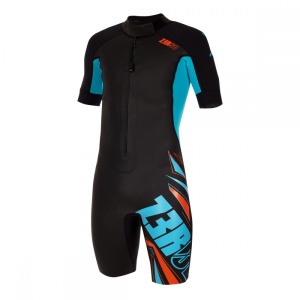 Z3R0D - costum neopren unisex swimrun SWR START wetsuit - negru albastru - Img 1