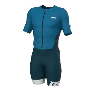 Z3R0D - Costum triatlon cu maneca scurta barbati - Racer MAN TTSUIT DEEP OCEAN