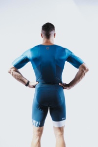 Z3R0D - Costum triatlon cu maneca scurta barbati - Racer MAN TTSUIT DEEP OCEAN - Img 5